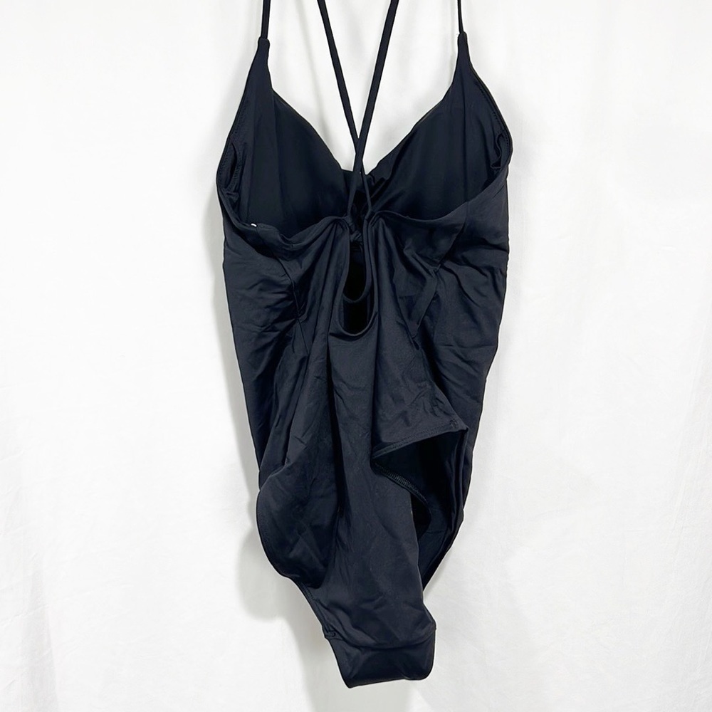 Everlane The String One Piece Swimsuit Black Size XL NWT - Picture 5 of 10